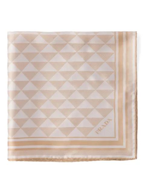 printed silk scarf by PRADA