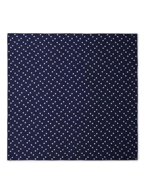 printed silk twill scarf by PRADA