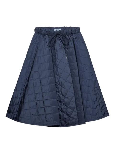 quilted midi skirt by PRADA