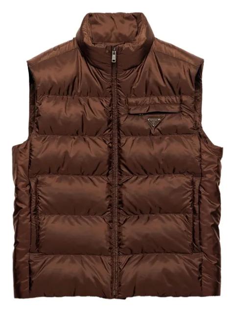 quilted padded vest by PRADA