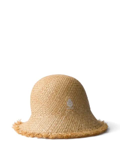 raffia hat by PRADA