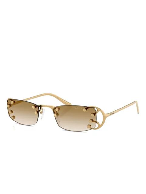 rectangle-frame sunglasses by PRADA