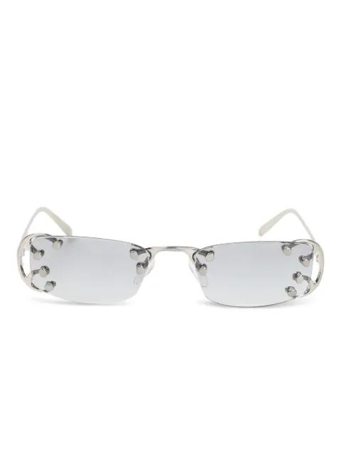 rectangle-frame sunglasses by PRADA