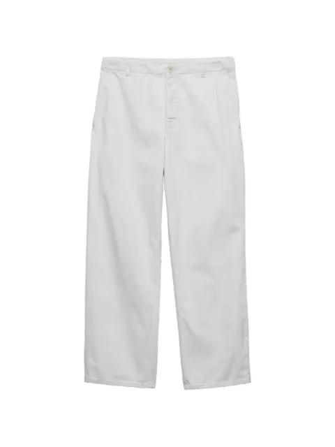 regular bleached denim jeans by PRADA