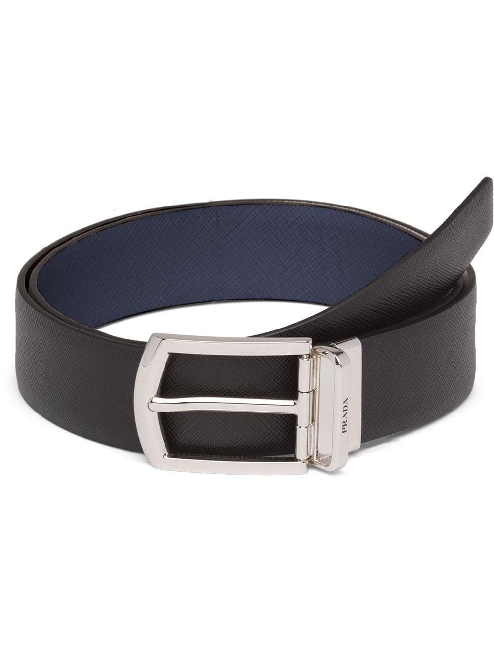 reversible leather belt by PRADA
