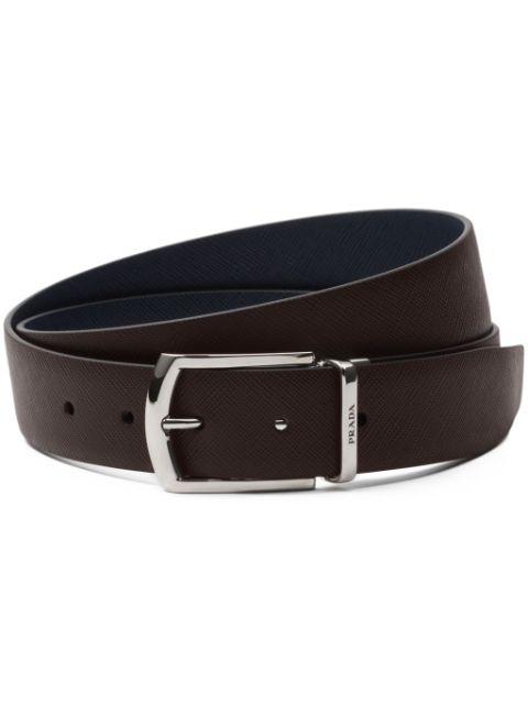 reversible leather belt by PRADA