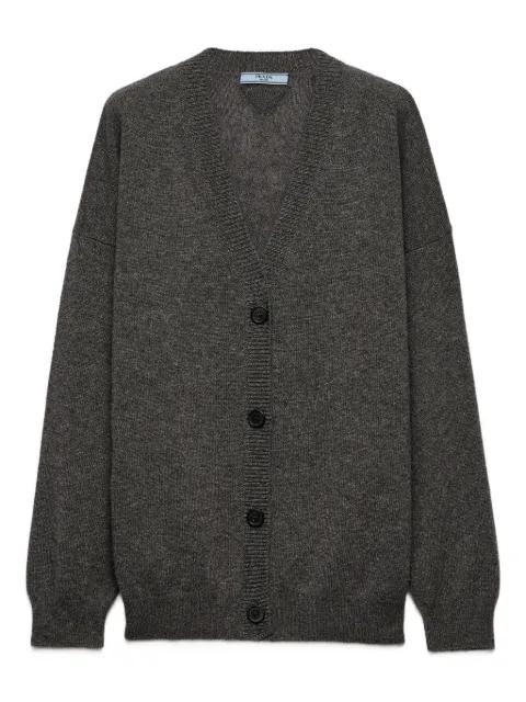 ribbed cashmere cardigan by PRADA