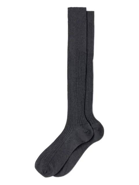 ribbed knee-high socks by PRADA