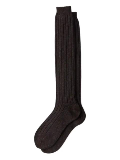 ribbed-knit ankle socks by PRADA