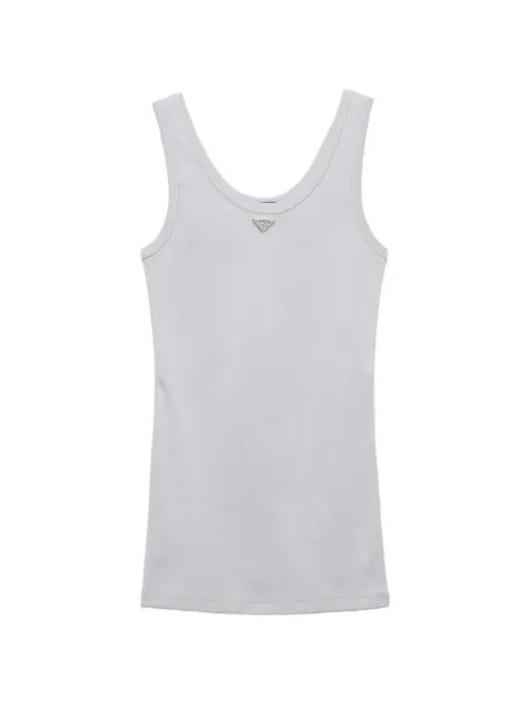 ribbed knit tank top by PRADA