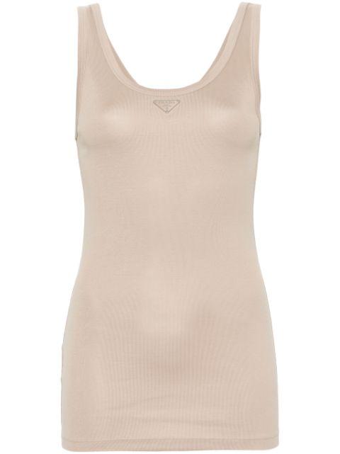 ribbed knit top by PRADA