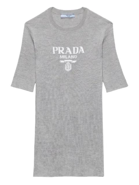 ribbed-knit top by PRADA