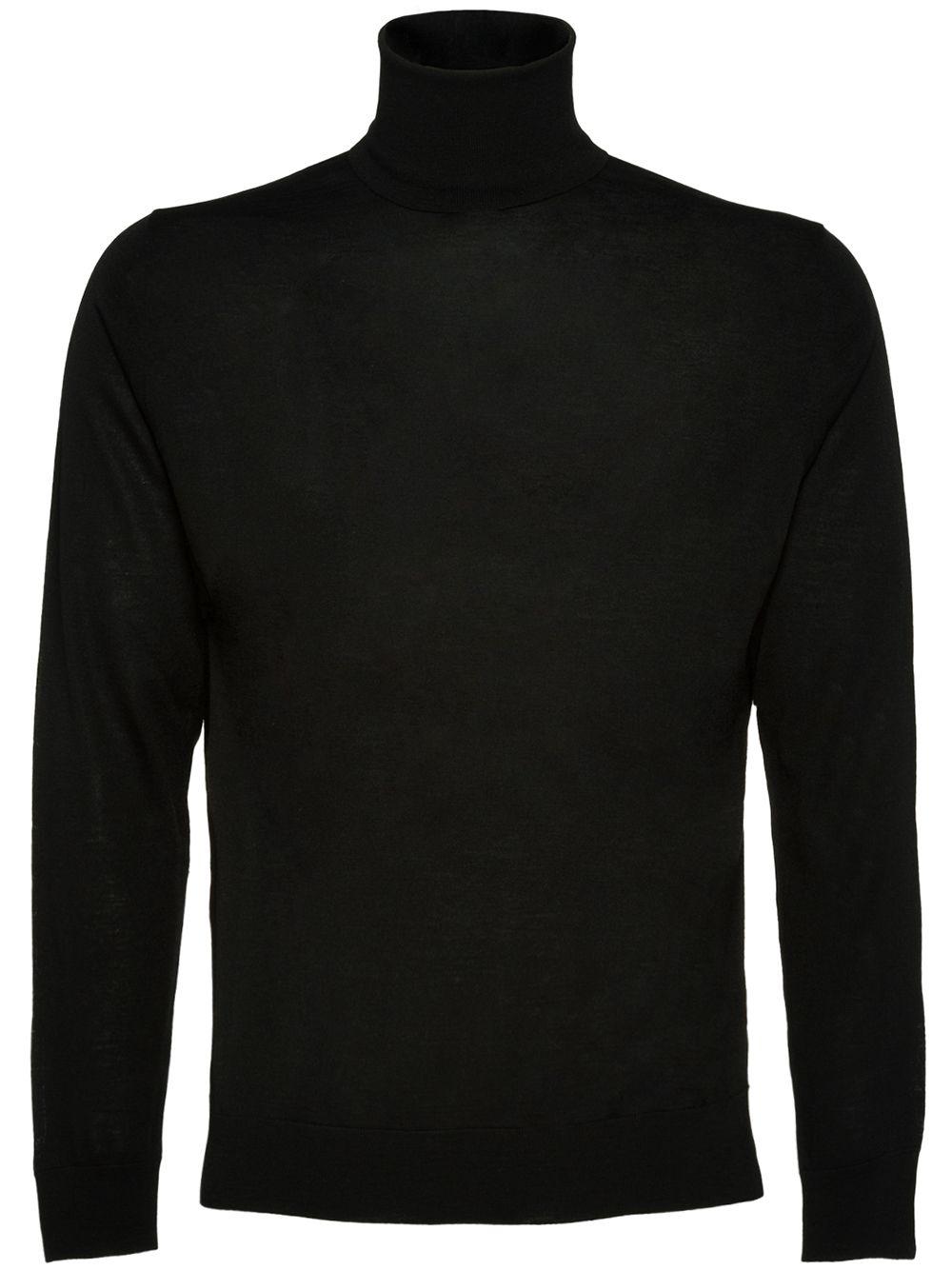 roll neck wool jumper by PRADA