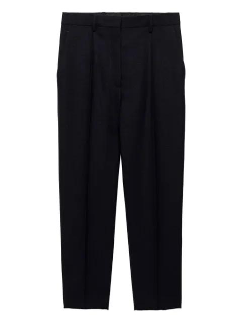 rush-stitch wool trousers by PRADA