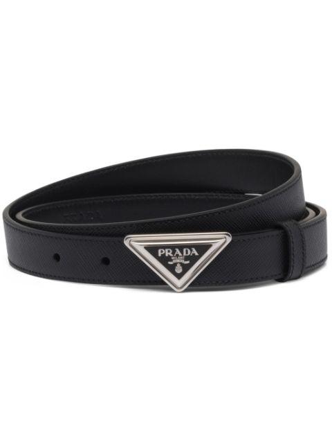 saffiano-leather belt by PRADA
