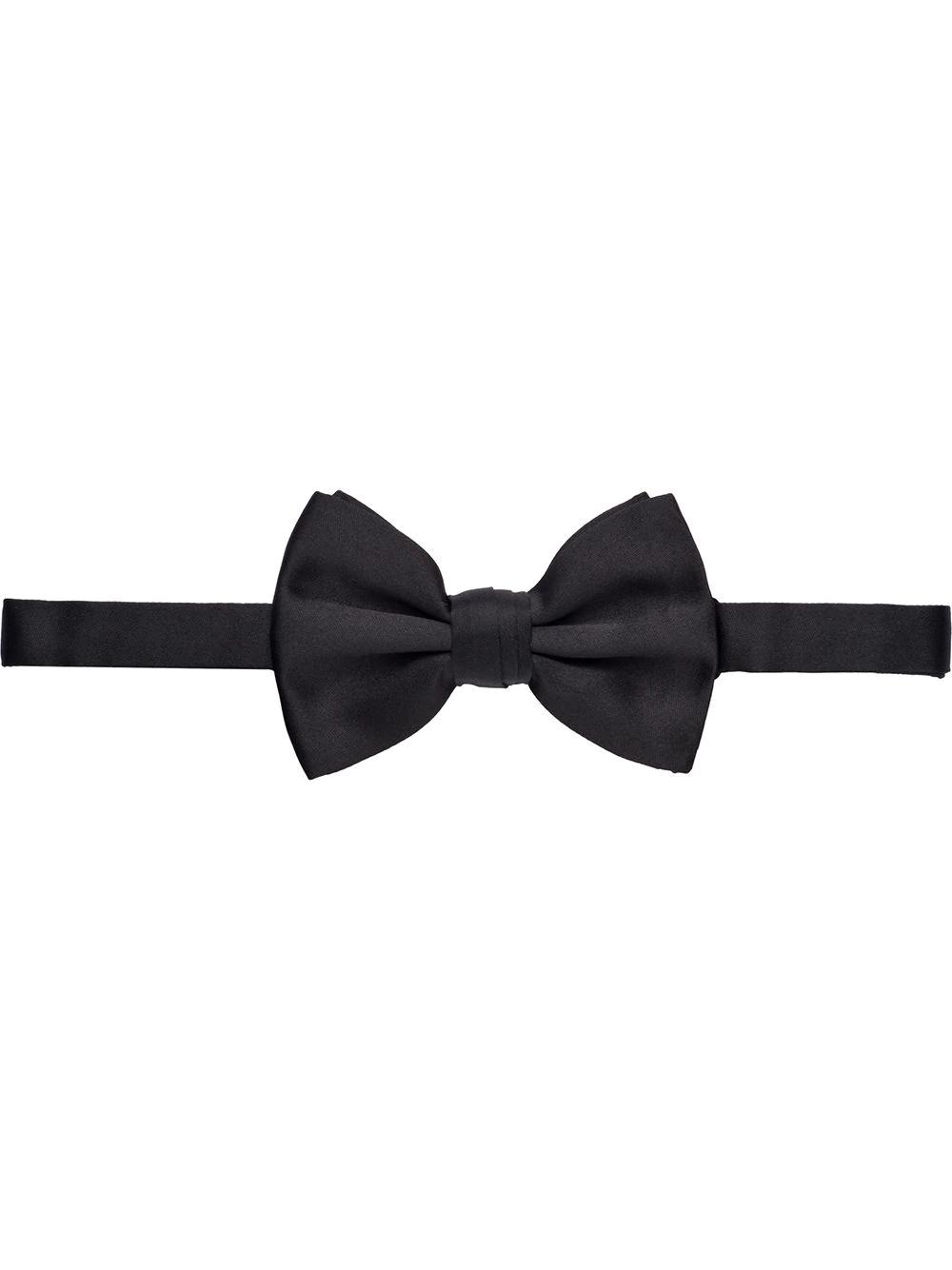 satin bow tie by PRADA