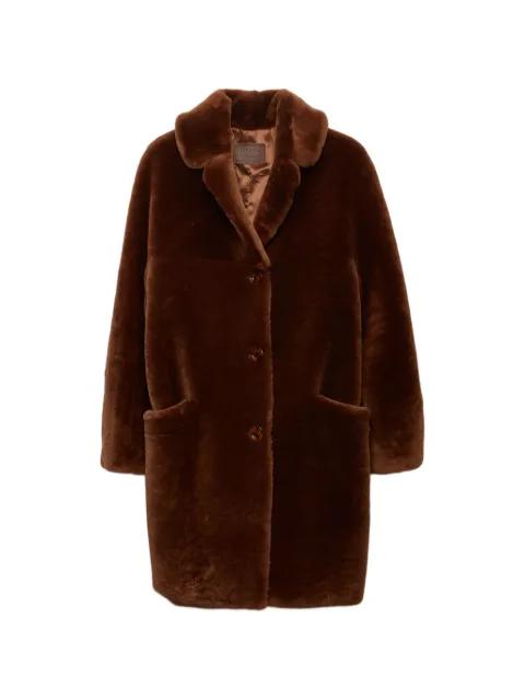 shearling coat by PRADA