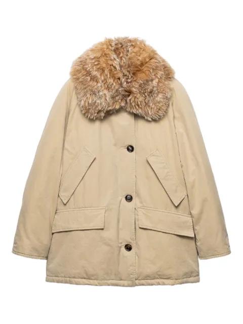shearling-collar jacket by PRADA