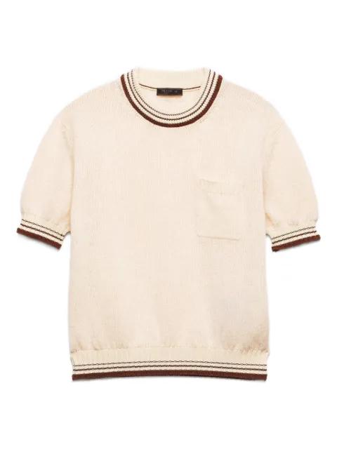 short-sleeve pocket sweater by PRADA