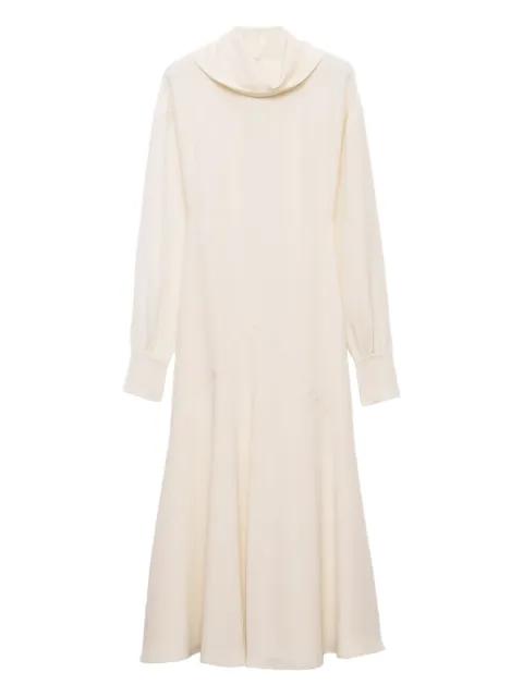 silk midi dress by PRADA