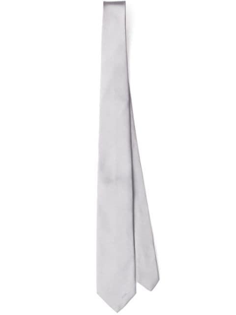 silk satin tie by PRADA