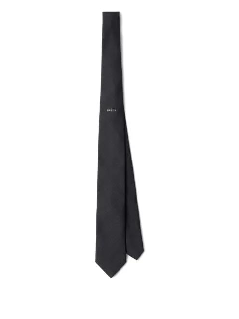 silk tie by PRADA