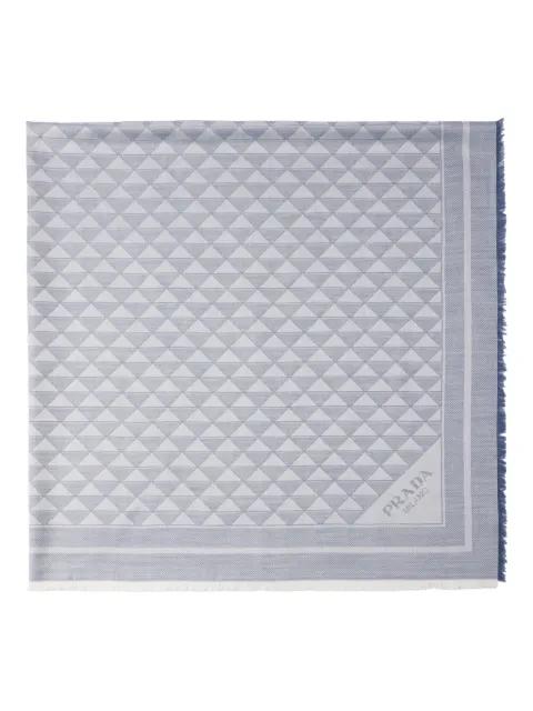 silk-wool scarf by PRADA