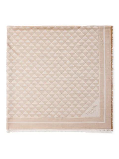 silk-wool scarf by PRADA