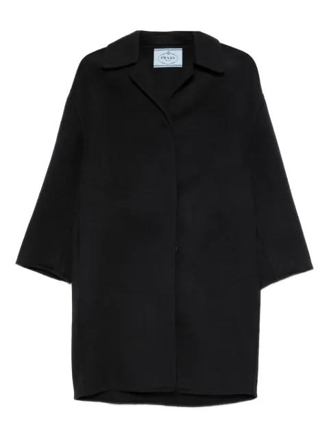 single-breasted coat by PRADA