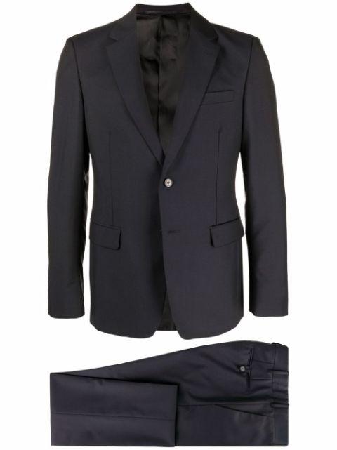 single-breasted virgin wool-blend suit by PRADA