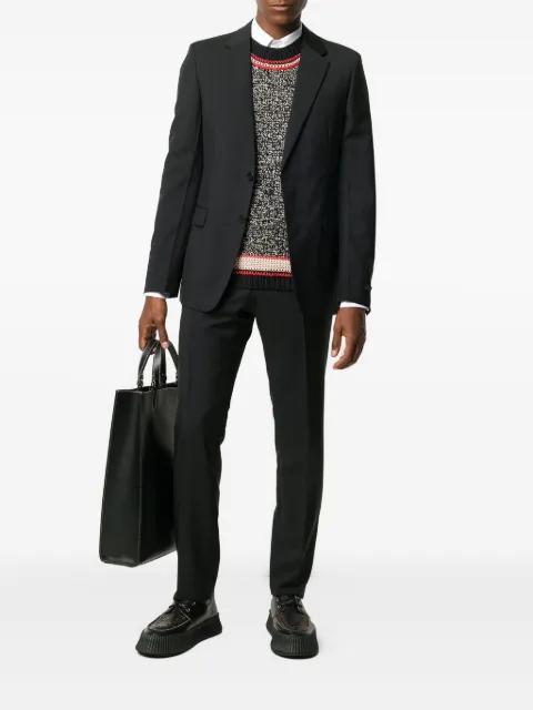 single breasted wool and mohair suit by PRADA