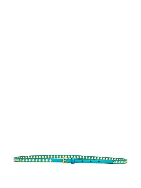 skinny eyelet belt by PRADA
