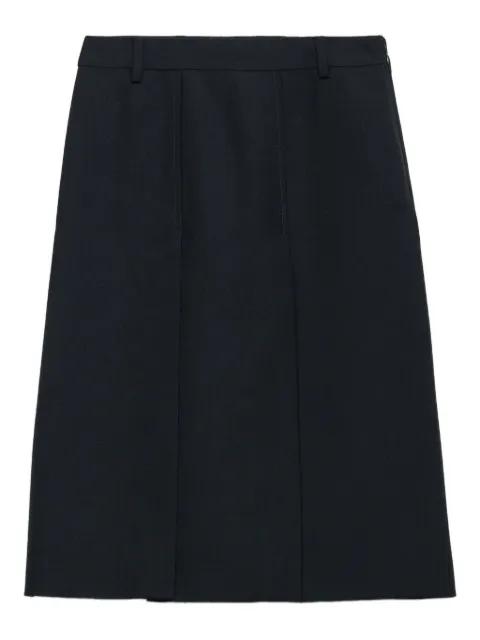 slited midi skirt by PRADA