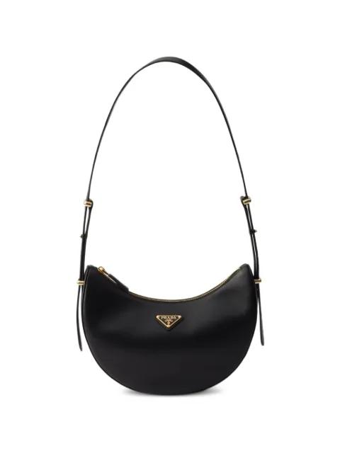 small Arqué leather shoulder bag by PRADA