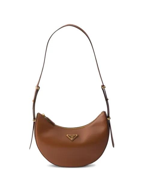 small Arqué leather shoulder bag by PRADA