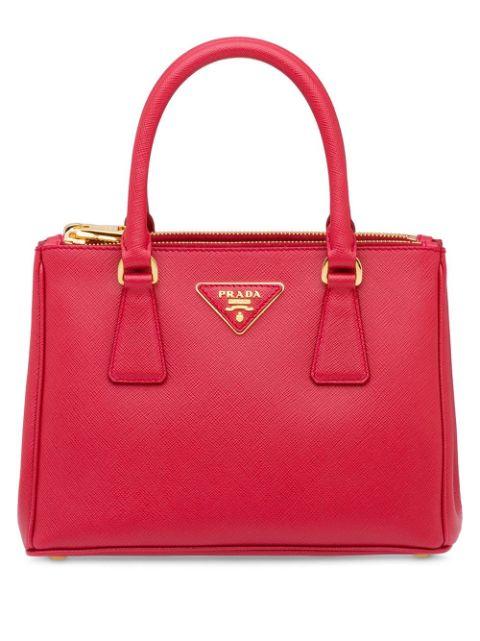 small Galleria leather tote bag by PRADA