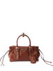 small Karin buckled leather tote bag by PRADA