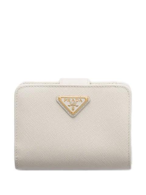 small Saffiano leather snap wallet by PRADA