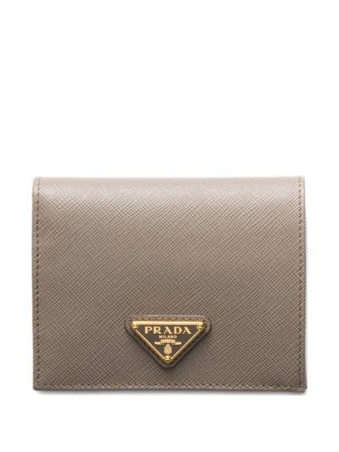 small Saffiano-leather wallet by PRADA