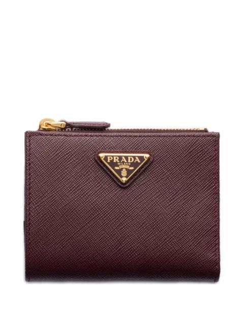 small Saffiano-leather wallet by PRADA