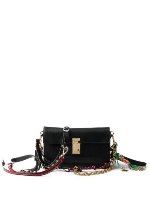 small Soft Sound leather shoulder bag by PRADA