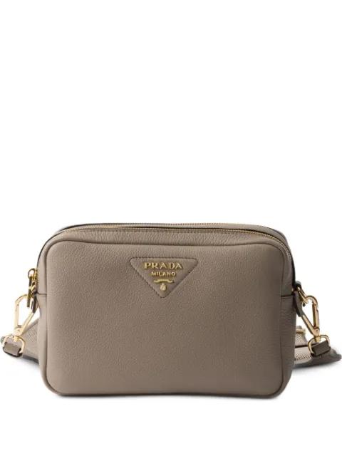 small leather shoulder bag by PRADA