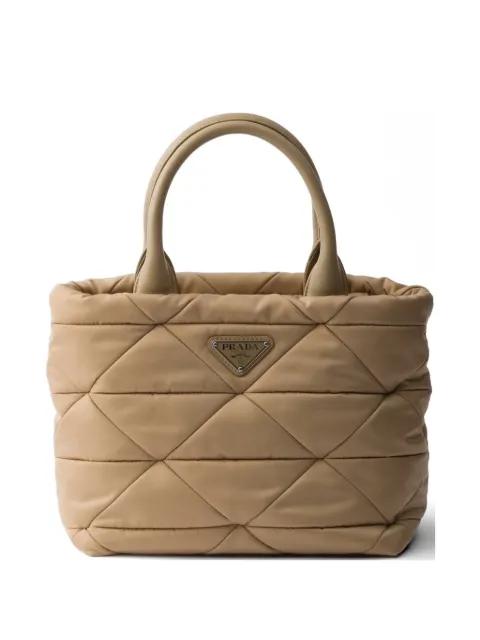 small padded Re-Nylon tote by PRADA