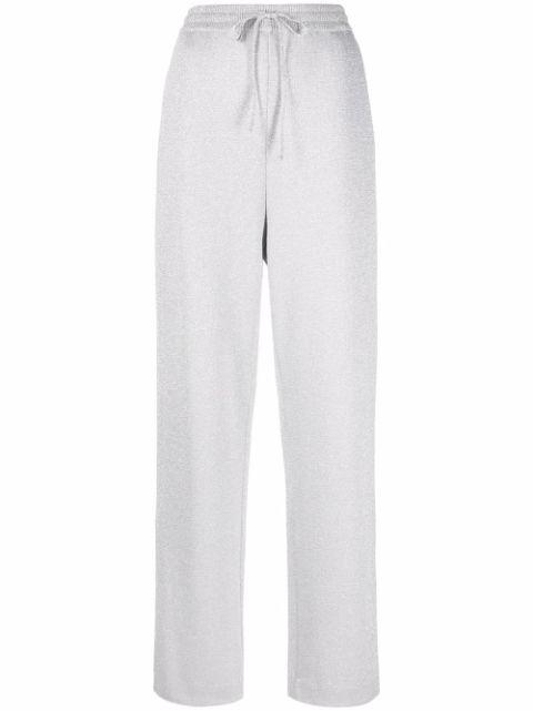 straight-leg track pants by PRADA