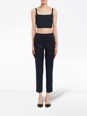 stretch slim trousers by PRADA