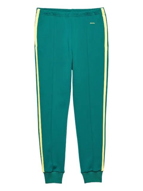 stripe-detail track pants by PRADA
