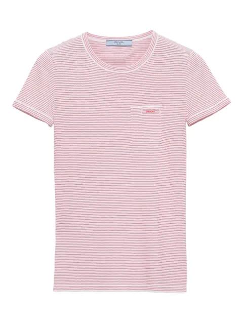 striped T-shirt by PRADA