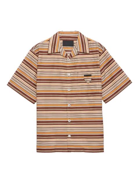 striped bowling shirt by PRADA