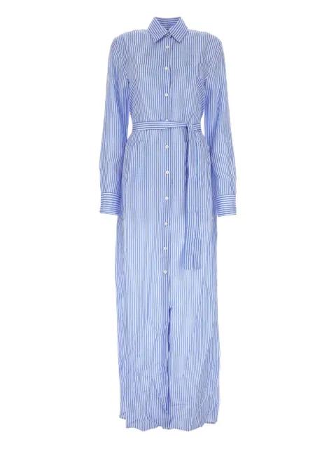 striped shirt maxi dress by PRADA