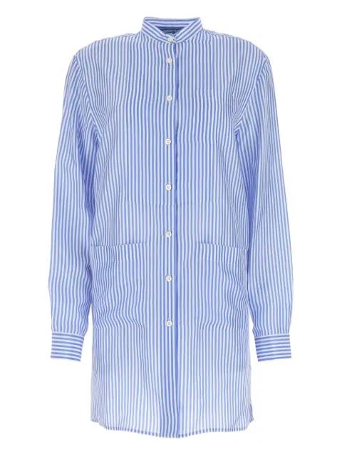 striped silk shirt by PRADA